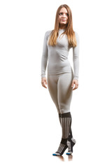 Poster - Fit female wearing thermoactive underwear