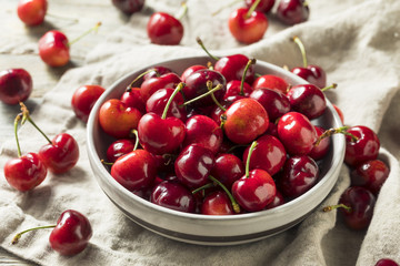 Raw Red Organic Cherries