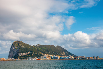 Wall Mural - Rock of Gibraltar on a sunny day