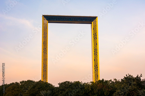 Obraz Dibond Dubai Frame