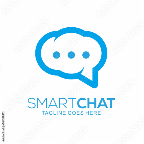 Smart Chat Logo Design Element Template Buy This Stock Vector And Explore Similar Vectors At Adobe Stock Adobe Stock