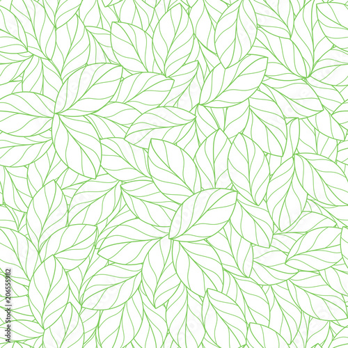 Tapety Botaniczne  bezszwowy-liniowy-wzor-lisci