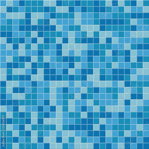 Dekoracja na wymiar  wzor-plytki-basen-tlo-wektor-mozaiki-niebieski-plytki
