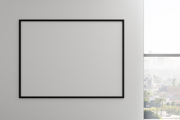 Poster - Concrete wall with frame