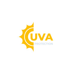 Wall Mural - UVA protection vector