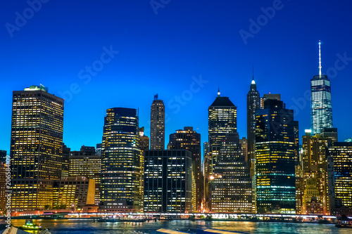 Plakat Panoramę Nowego Jorku z Brooklynu
