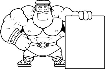 Wall Mural - Cartoon Zeus Sign