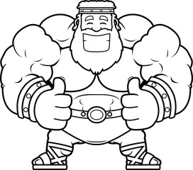 Sticker - Cartoon Zeus Thumbs Up