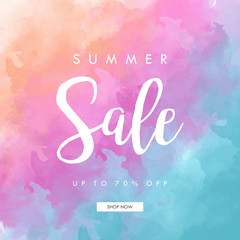 Wall Mural - Summer Sale Background