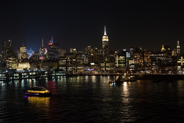 Wall Mural - Manhattan Nightscapes