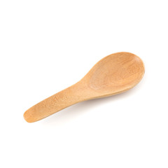 Sticker - Wooden Spoon isolated on a white background