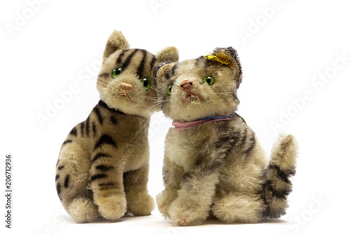 vintage stuffed cat