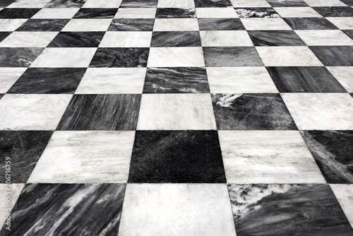 Black White Marble Floor Abstract Concept Living Vintage Retro