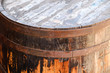 Background of barrel wood, wooden texture