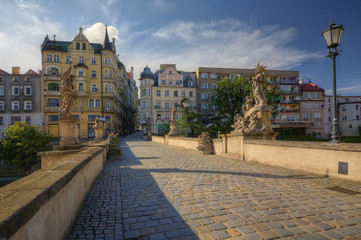 Gothic bridge in Klodzko, Poland.