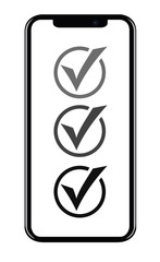 Poster - set a tick in the phone