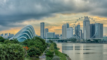 Singapore, Gardens By The Bay & Singapore Flyer