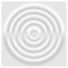 Poster - Abstract gray convex circles background. Vector design element.