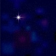 Night sky,Polaris in night sky,The background uses a grid gradient tool.
