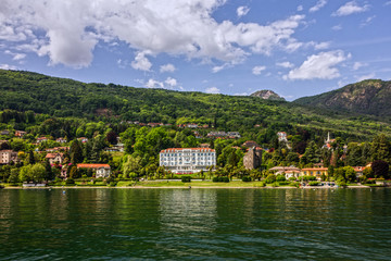 Lago Maggiore lake view, Stresa, Lombardy, Italy