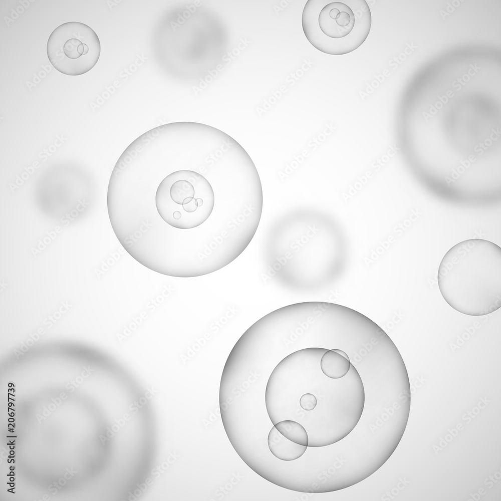Science background with cells. Graphic concept for your design