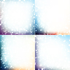 Wall Mural - abstract colorful background with multiple light sparkles - eps10 vector