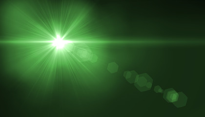 Wall Mural - lens flare light over black background. easy to add overlay or screen filter over photos