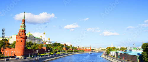 Plakat Panoramiczny widok z Moskwy, Rosja