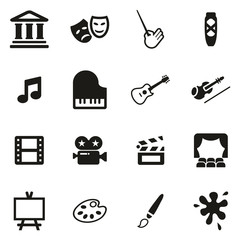 Canvas Print - Art & Art Equipment Icons