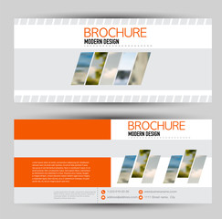 Wall Mural - set of banners for web advertisement or site headers. print out promotion template. horizontal flyer