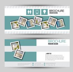 Wall Mural - set of banners for web advertisement or site headers. print out promotion template. horizontal flyer