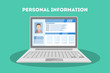© inspiring.team - Personal information concept.