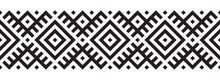 Geometric Pattern In Ethnic Style Seamless Pattern