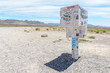 Boite aux Lettres Blackbox originale près de la Zone 51 dans le désert du Nevada aux USA