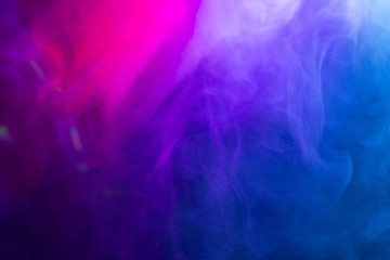 Fototapete - Smoke abstract on black background