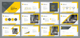 Fototapeta  - template presentation design and page layout design for brochure ,book , magazine,annual report and company profile , with info graphic elements design