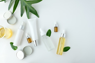 cosmetic nature skincare and essential oil aromatherapy .organic natural science beauty product .her