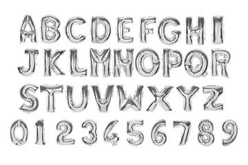 English alphabet and numerals