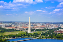 Washington DC Aerial View National Mall Monument