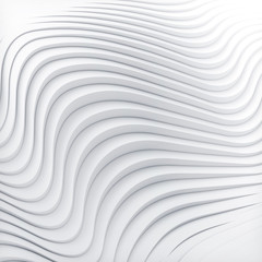 Wall Mural - Wave band abstract background surface 3d rendering