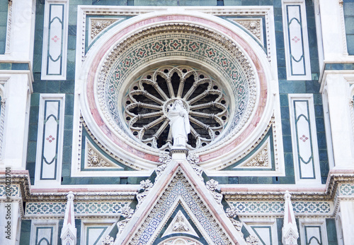 Plakat katedra kościół architektura Włochy Florencja