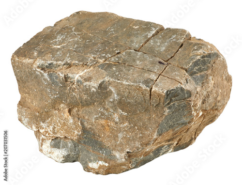 Fototapeta Rock isolated on white background