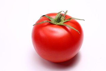 Poster - Red tomatoes on a white background