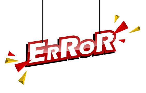 red and yellow tag error