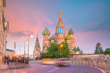 Wall Mural - St. Basil's Cathedral at Red Square in Moscow