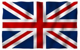 Fototapeta  - Waving flag of the Great Britain. British flag. United Kingdom of Great Britain and Northern Ireland. State symbol of the UK