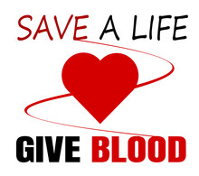 Give Blood Save A Life Design