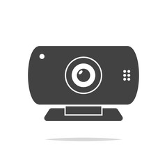 Wall Mural - webcam icon vector isolated