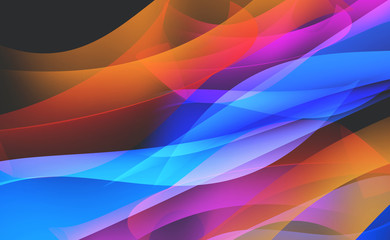 Poster - Fresh colorful abstract background. Flame and ice