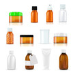 Medical and beauty product bottles and containers